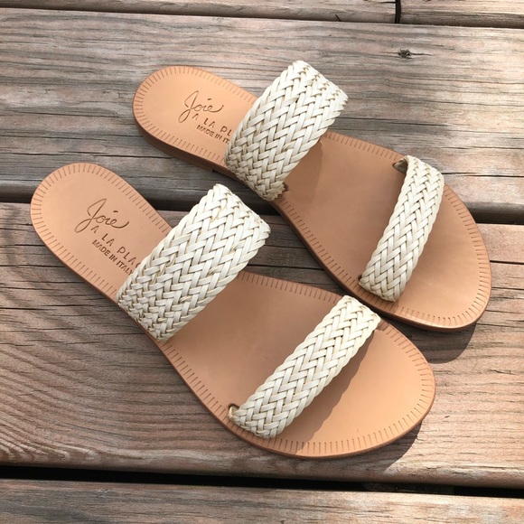 Joie a la Plage woven leather flat sandals - Picture 3 of 7